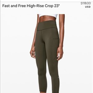 Lulu Lemon crop leggings